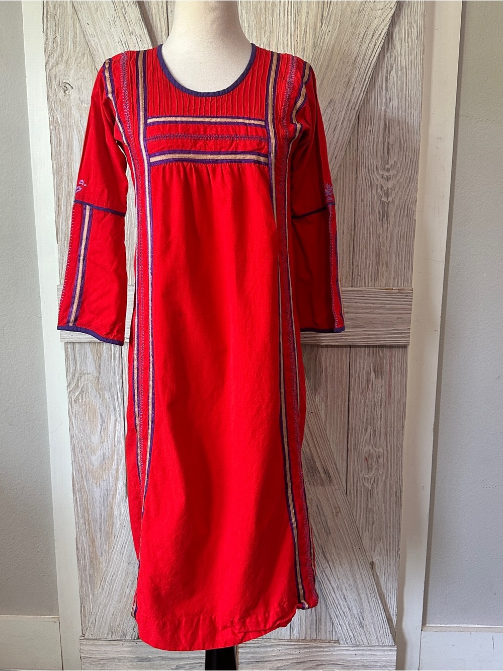Josefa Vintage Embroidered Dress